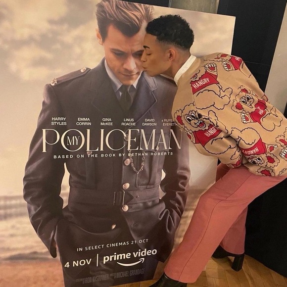 LAZY OAF Hangry Bear Knitted Cardigan oversized sweater - Picture 16 of 16